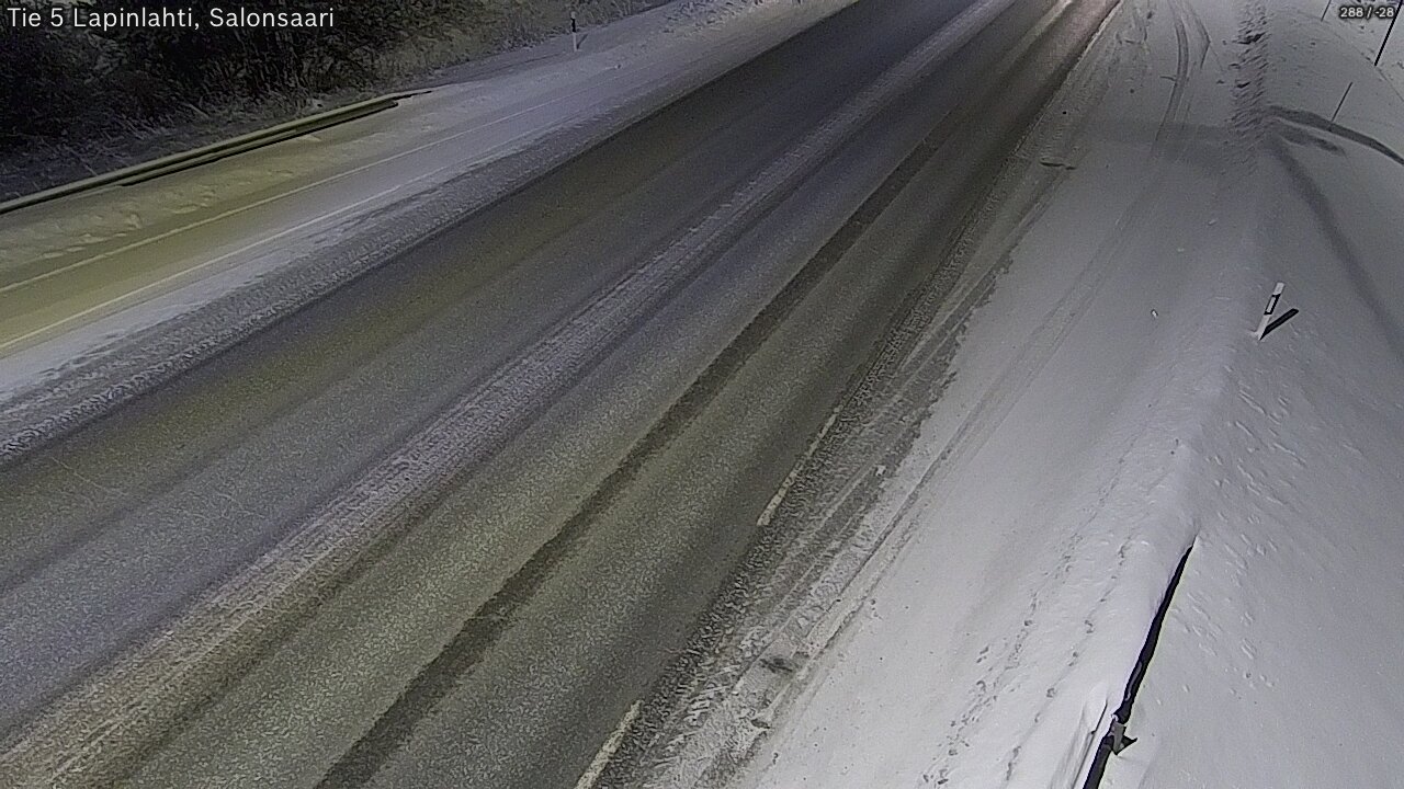 Weather Camera Image Road 5 Lapinlahti, Salonsaari, Lapinlahti, Pohjois-Savo