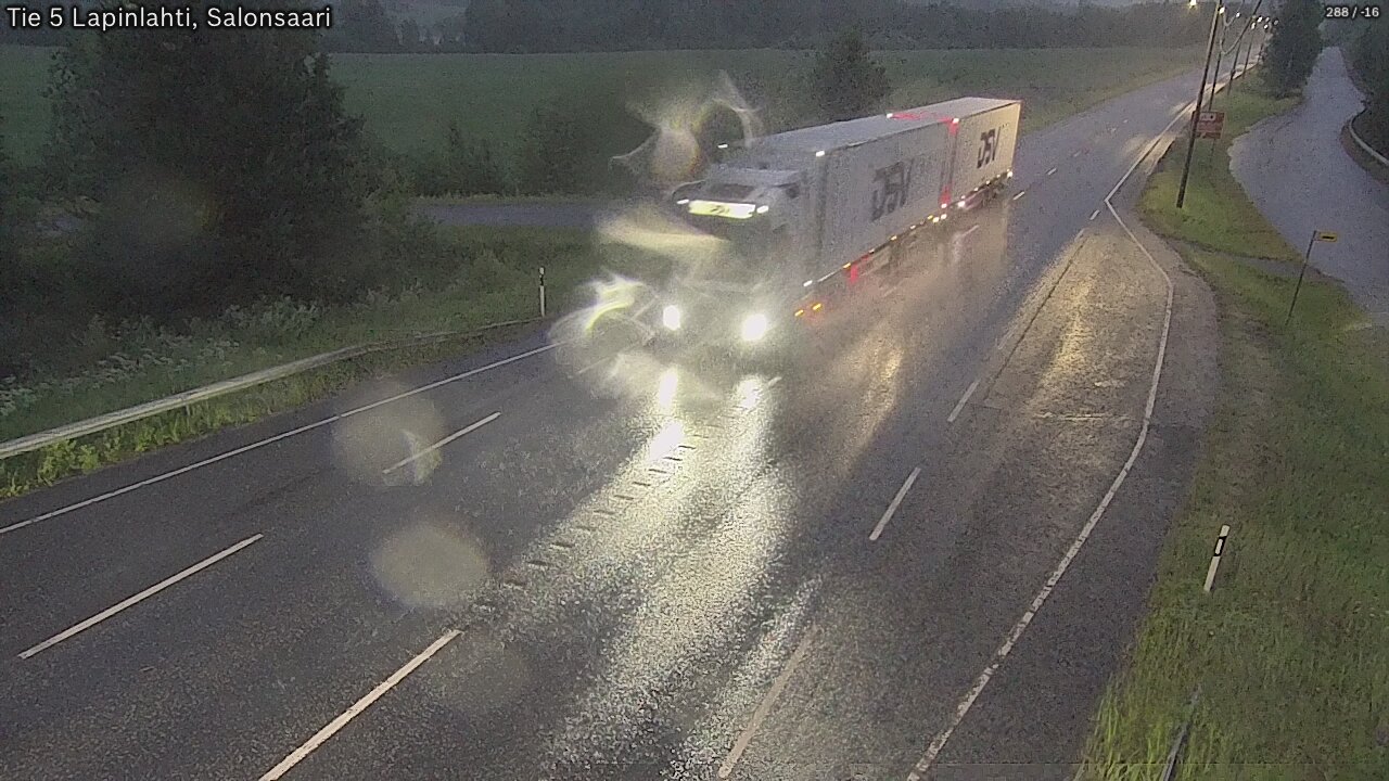 Weather Camera Image Road 5 Lapinlahti, Salonsaari, Lapinlahti, Pohjois-Savo