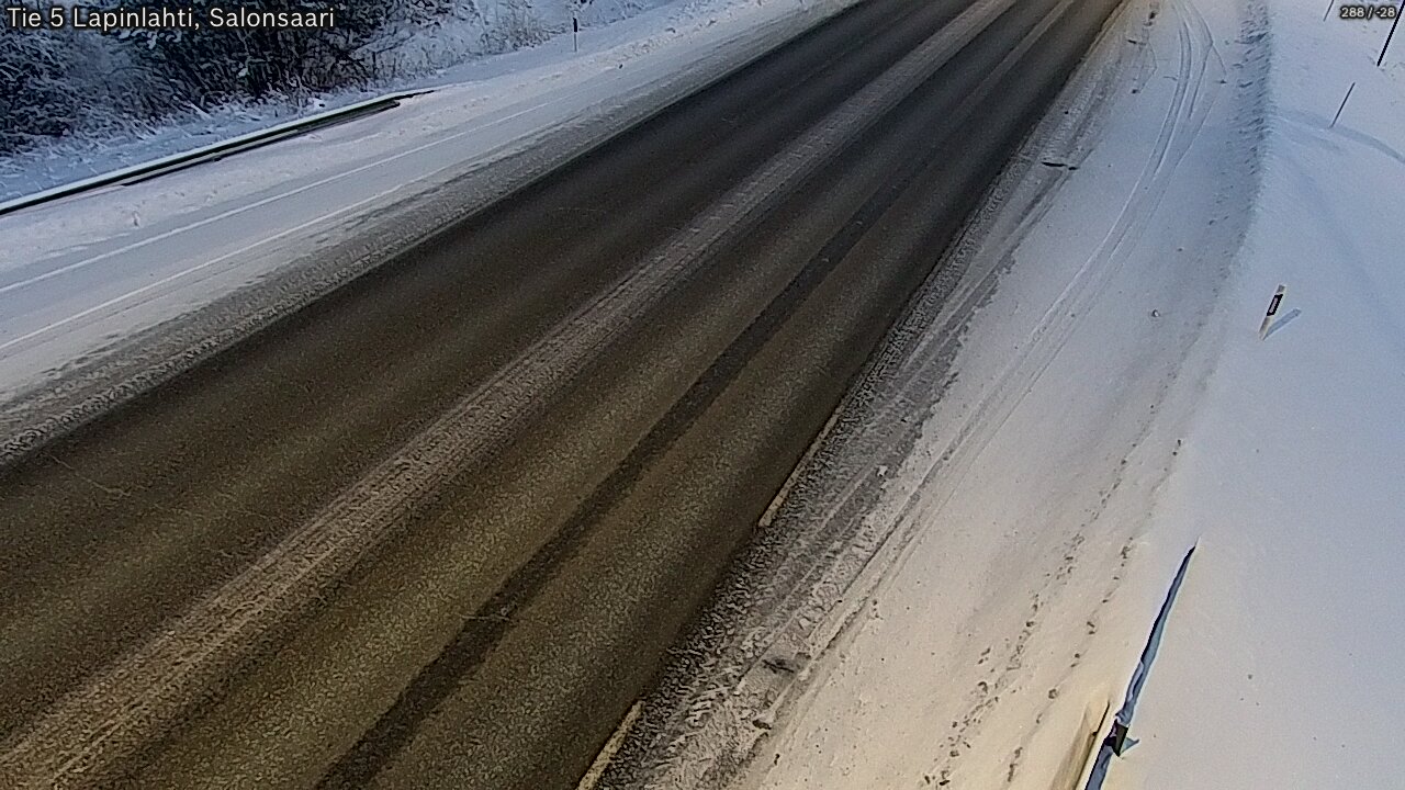 Weather Camera Image Road 5 Lapinlahti, Salonsaari, Lapinlahti, Pohjois-Savo