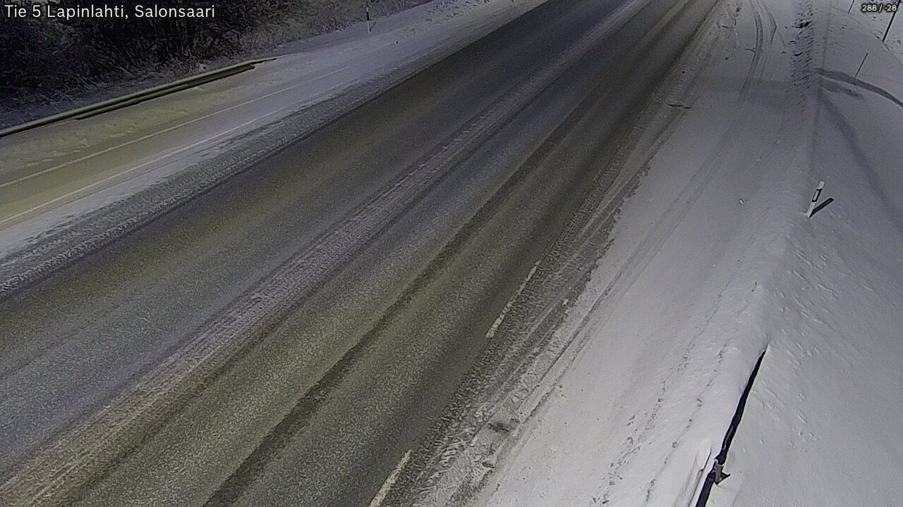 Weather Camera Image Road 5 Lapinlahti, Salonsaari, Lapinlahti, Pohjois-Savo