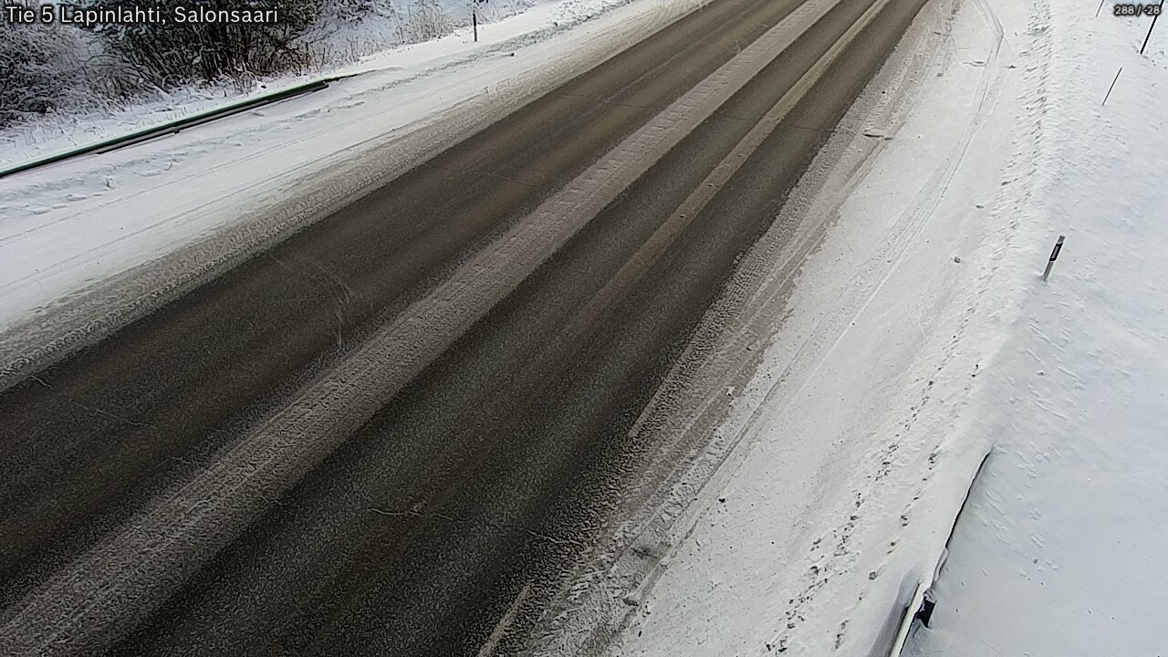 Weather Camera Image Road 5 Lapinlahti, Salonsaari, Lapinlahti, Pohjois-Savo