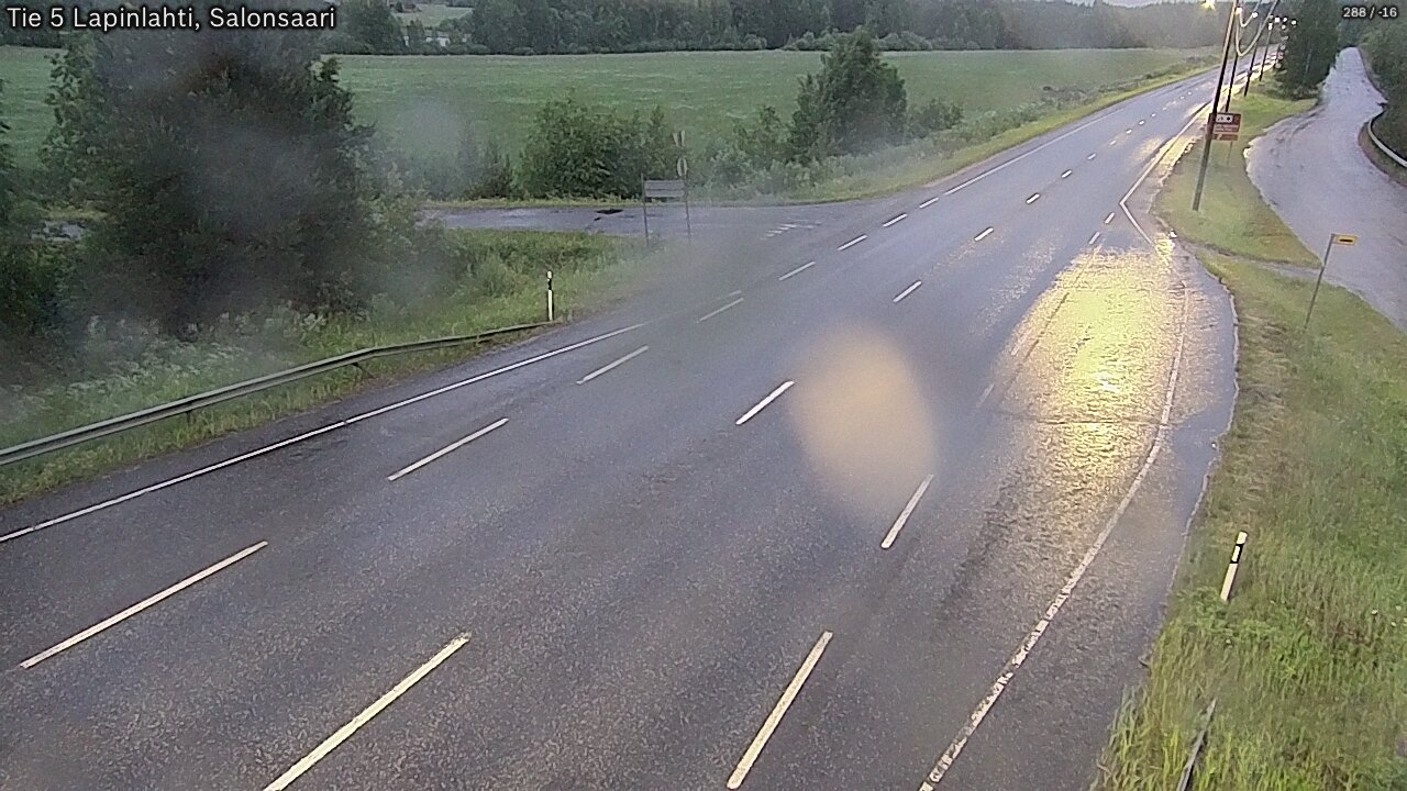 Weather Camera Image Road 5 Lapinlahti, Salonsaari, Lapinlahti, Pohjois-Savo