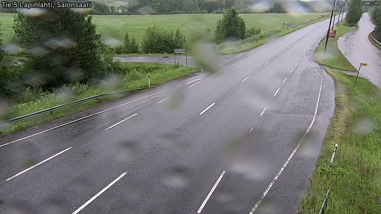 Weather Camera Image Road 5 Lapinlahti, Salonsaari, Lapinlahti, Pohjois-Savo