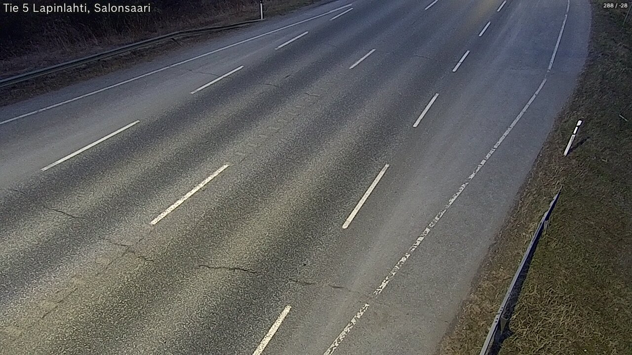 Weather Camera Image Road 5 Lapinlahti, Salonsaari, Lapinlahti, Pohjois-Savo