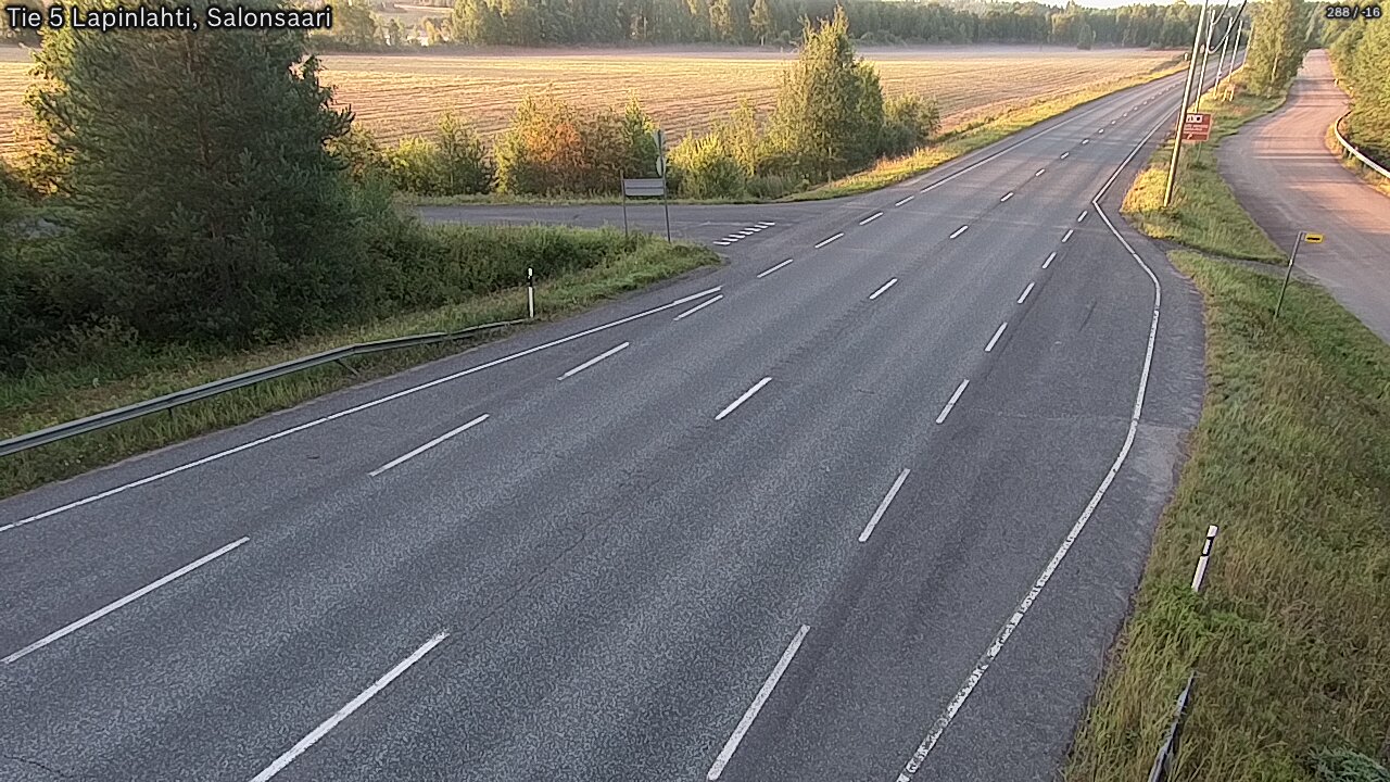 Weather Camera Image Road 5 Lapinlahti, Salonsaari, Lapinlahti, Pohjois-Savo