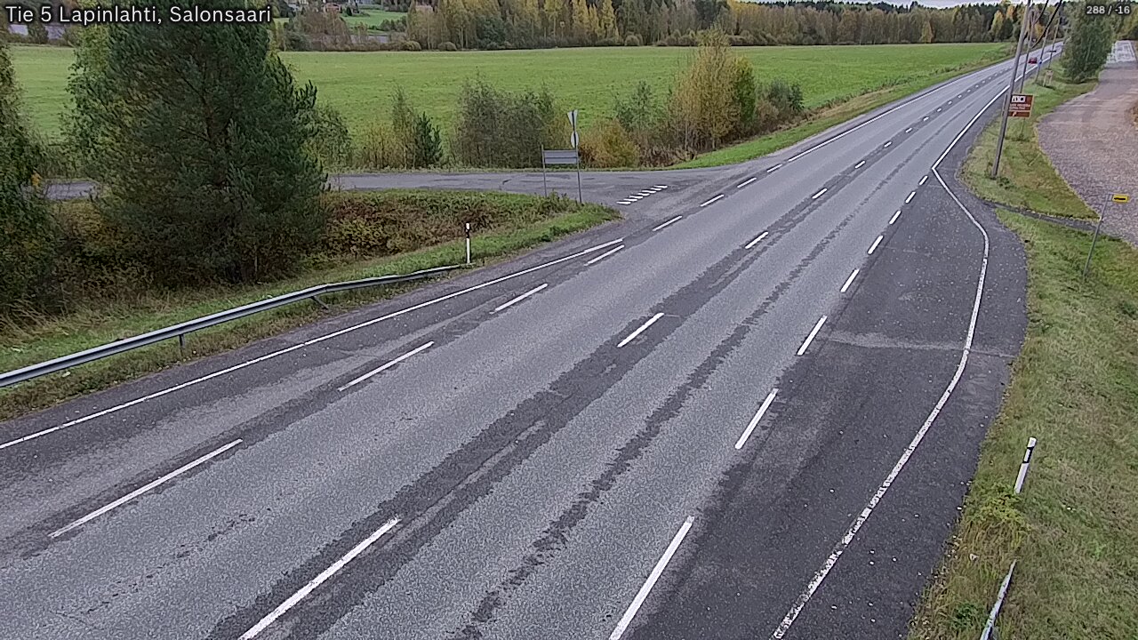Weather Camera Image Road 5 Lapinlahti, Salonsaari, Lapinlahti, Pohjois-Savo
