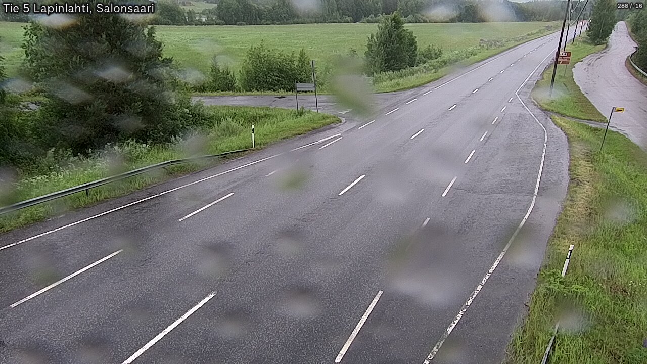 Weather Camera Image Road 5 Lapinlahti, Salonsaari, Lapinlahti, Pohjois-Savo