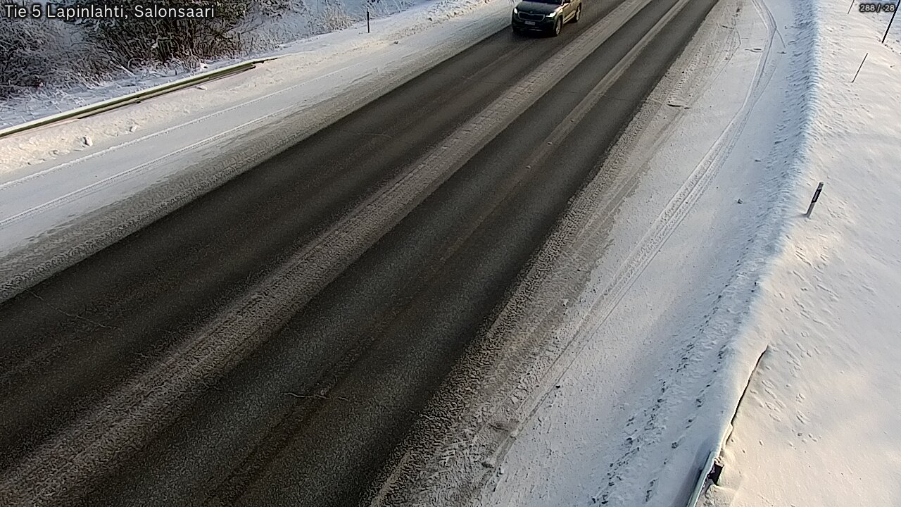 Weather Camera Image Road 5 Lapinlahti, Salonsaari, Lapinlahti, Pohjois-Savo