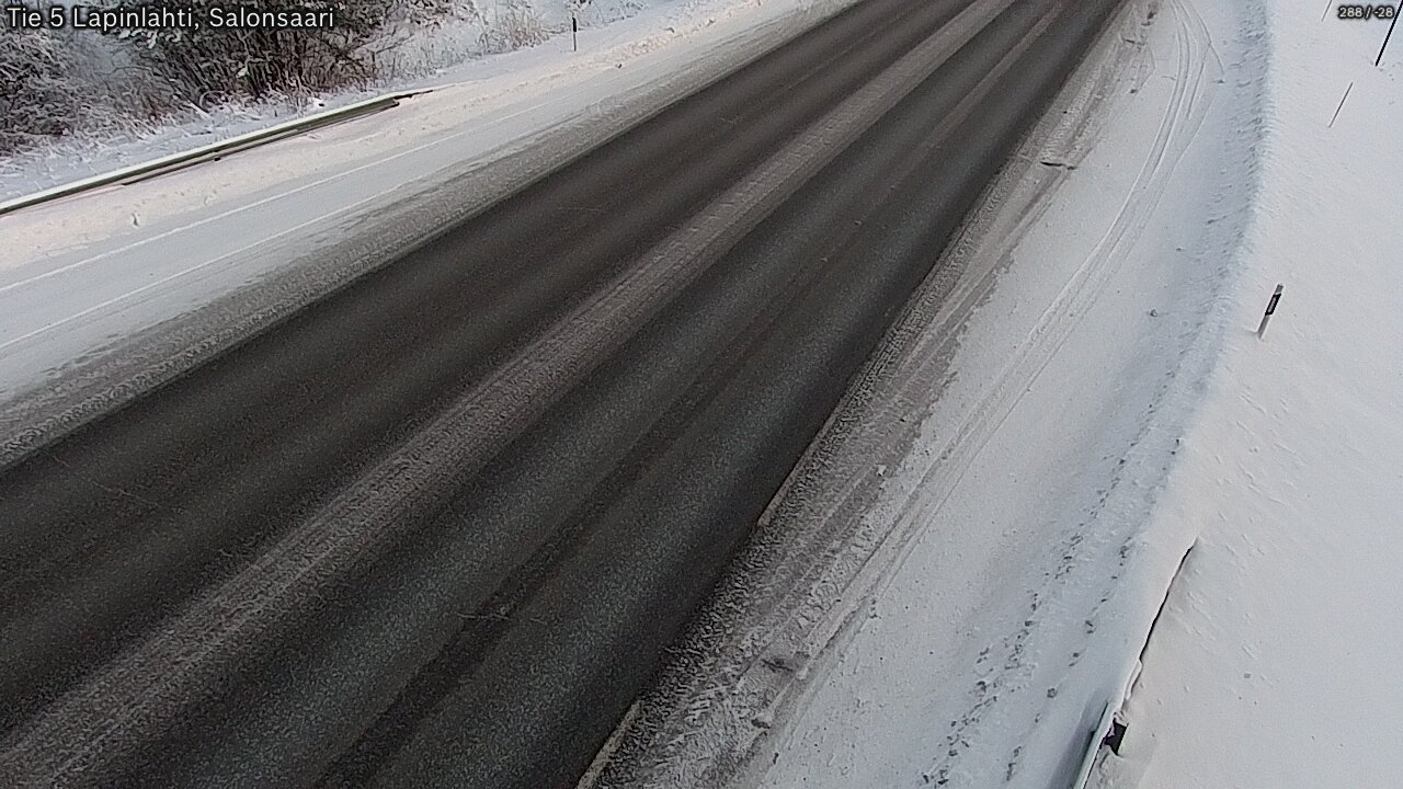 Weather Camera Image Road 5 Lapinlahti, Salonsaari, Lapinlahti, Pohjois-Savo