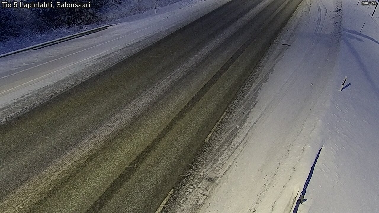 Weather Camera Image Road 5 Lapinlahti, Salonsaari, Lapinlahti, Pohjois-Savo