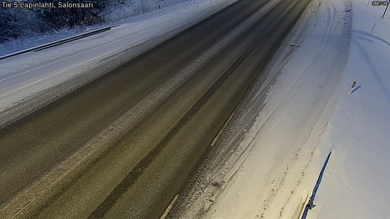 Weather Camera Image Road 5 Lapinlahti, Salonsaari, Lapinlahti, Pohjois-Savo