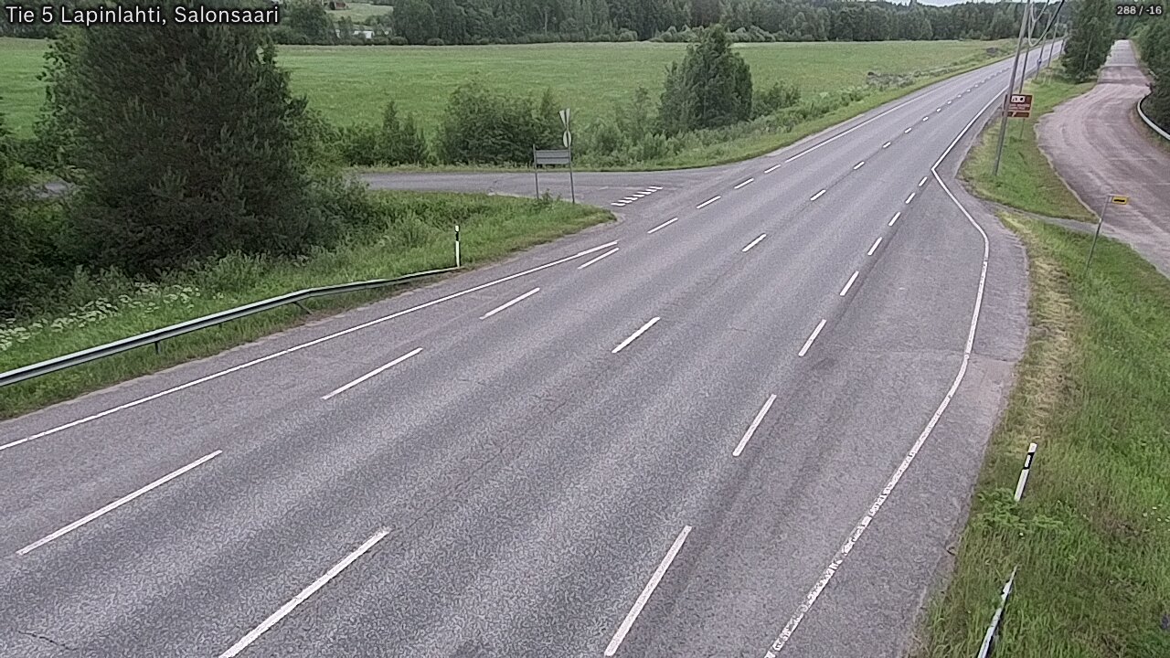 Weather Camera Image Road 5 Lapinlahti, Salonsaari, Lapinlahti, Pohjois-Savo