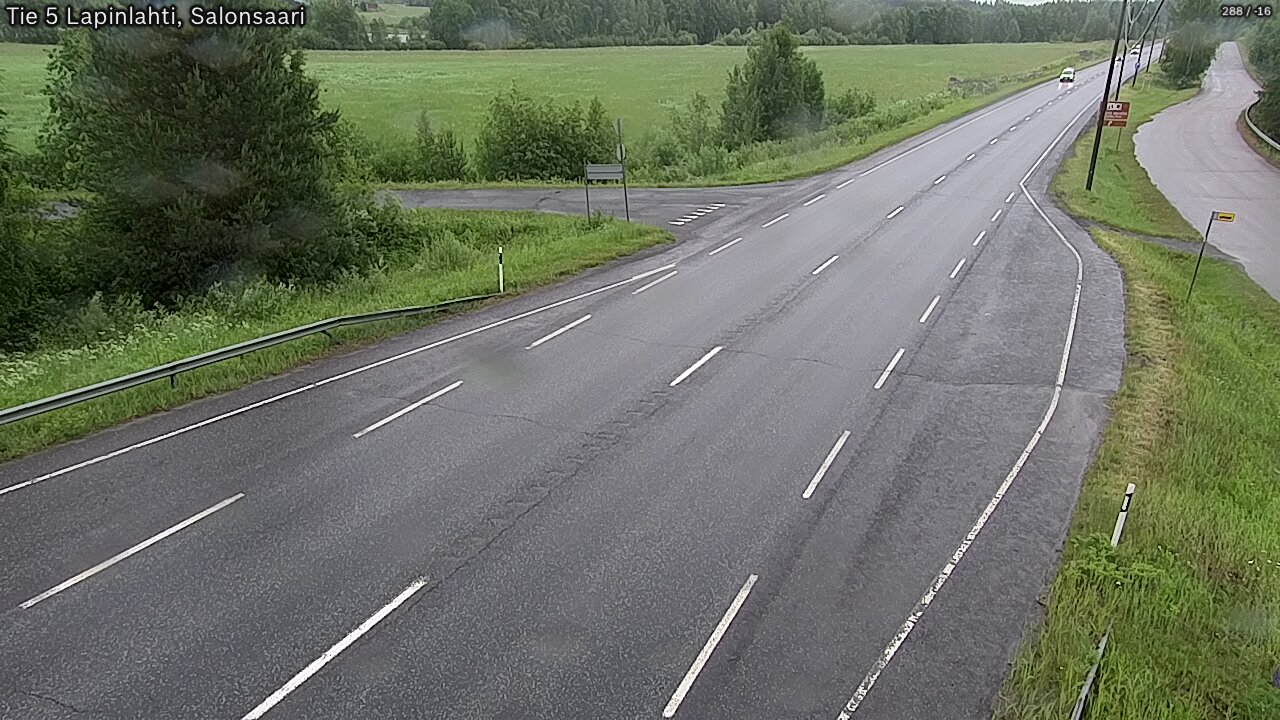 Weather Camera Image Väg 5 Lapinlax, Salonsaari, Lapinlahti, Pohjois-Savo