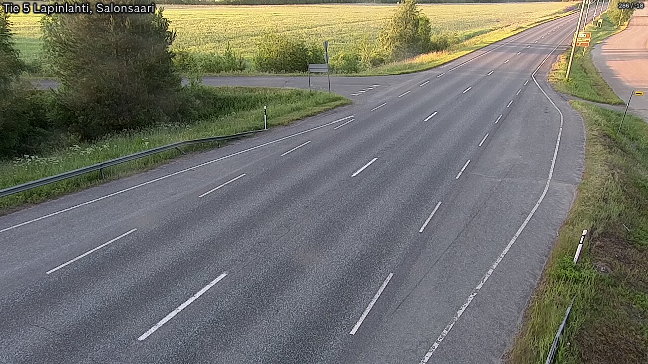 Weather Camera Image Väg 5 Lapinlax, Salonsaari, Lapinlahti, Pohjois-Savo