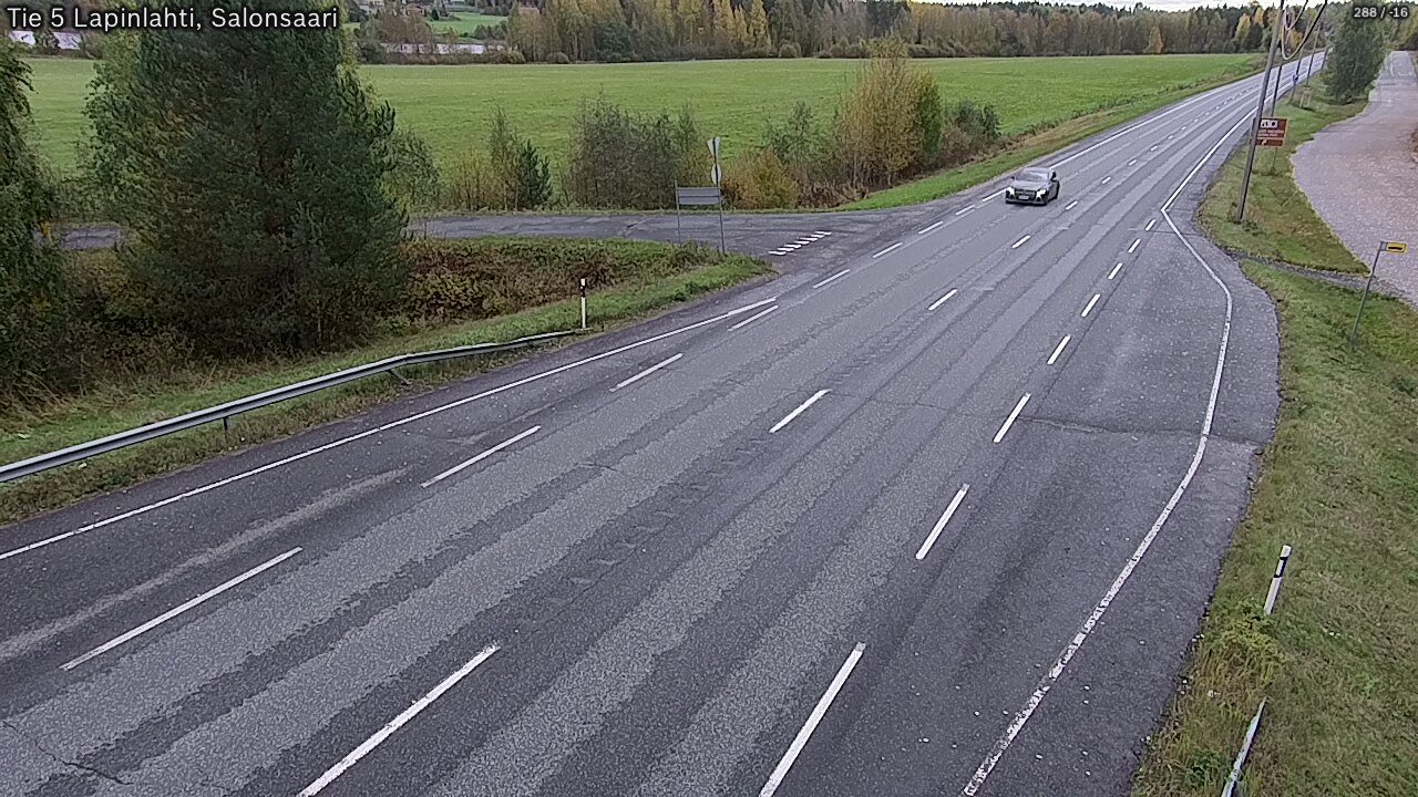 Weather Camera Image Road 5 Lapinlahti, Salonsaari, Lapinlahti, Pohjois-Savo