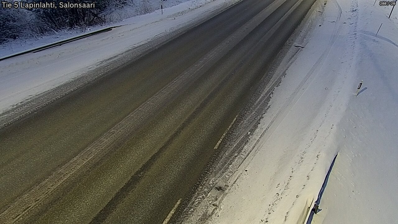 Weather Camera Image Road 5 Lapinlahti, Salonsaari, Lapinlahti, Pohjois-Savo