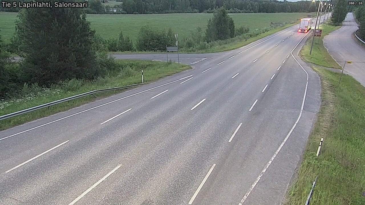 Weather Camera Image Road 5 Lapinlahti, Salonsaari, Lapinlahti, Pohjois-Savo