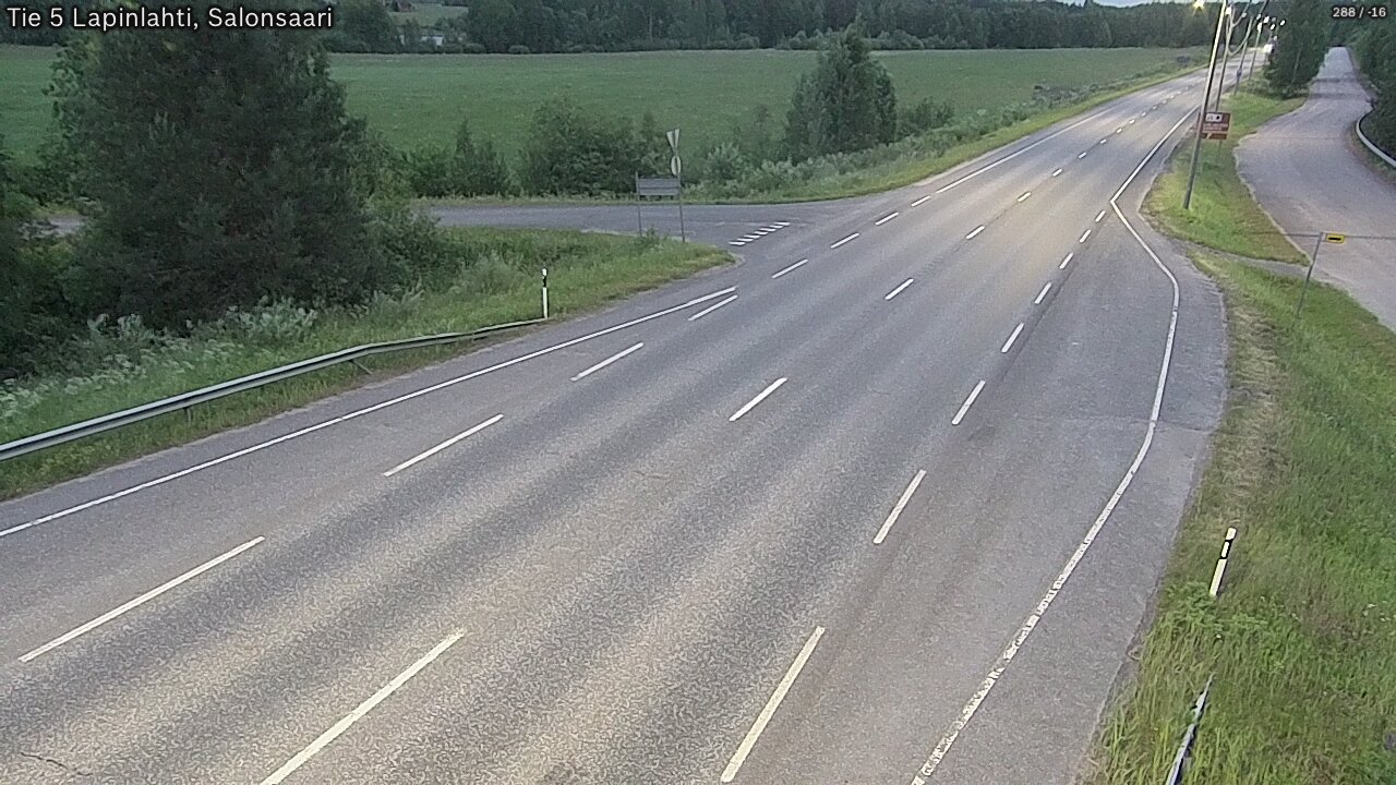 Weather Camera Image Road 5 Lapinlahti, Salonsaari, Lapinlahti, Pohjois-Savo