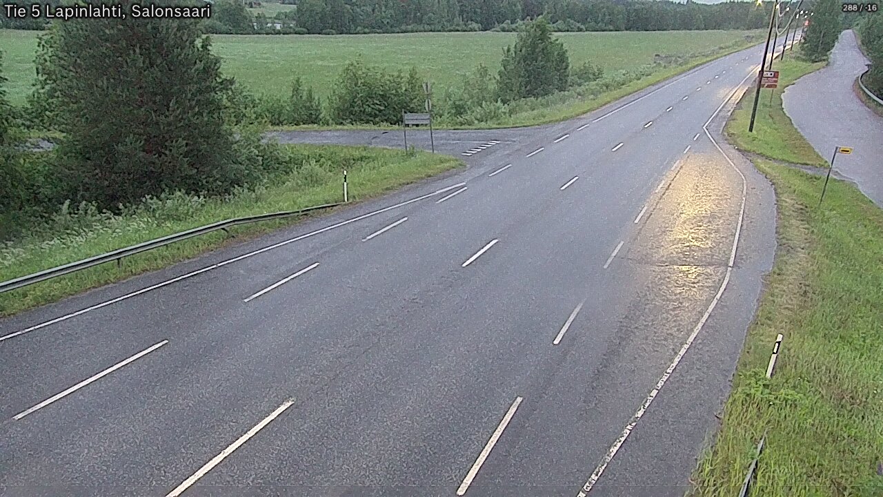 Weather Camera Image Road 5 Lapinlahti, Salonsaari, Lapinlahti, Pohjois-Savo