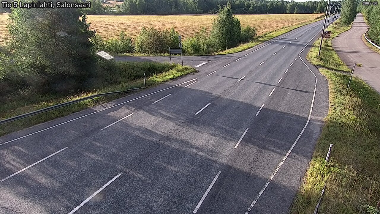 Weather Camera Image Väg 5 Lapinlax, Salonsaari, Lapinlahti, Pohjois-Savo