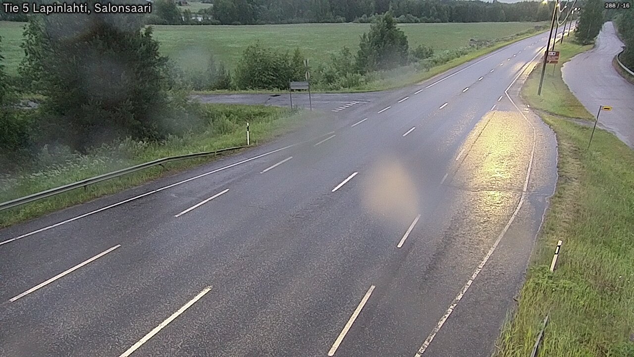 Weather Camera Image Road 5 Lapinlahti, Salonsaari, Lapinlahti, Pohjois-Savo