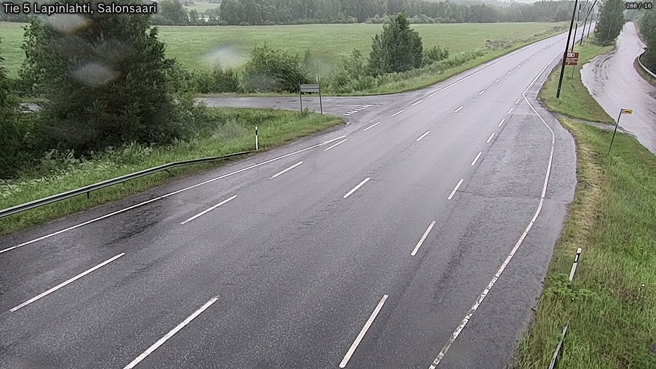 Weather Camera Image Road 5 Lapinlahti, Salonsaari, Lapinlahti, Pohjois-Savo