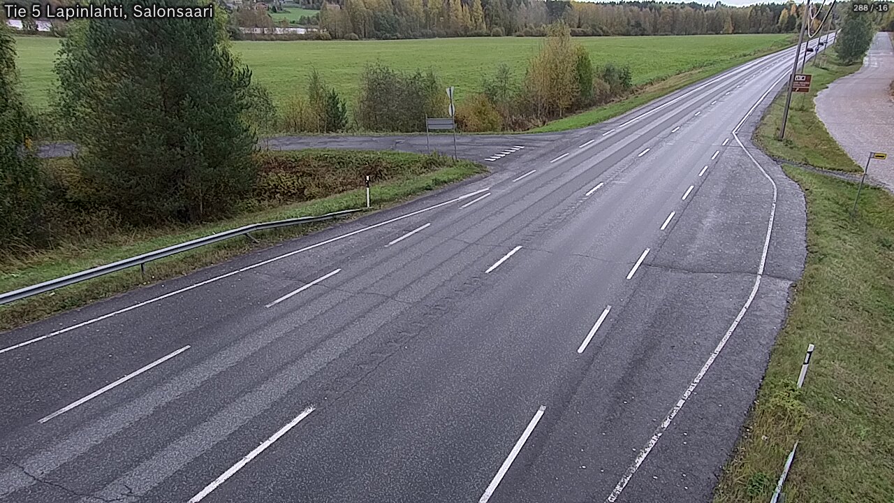 Weather Camera Image Road 5 Lapinlahti, Salonsaari, Lapinlahti, Pohjois-Savo
