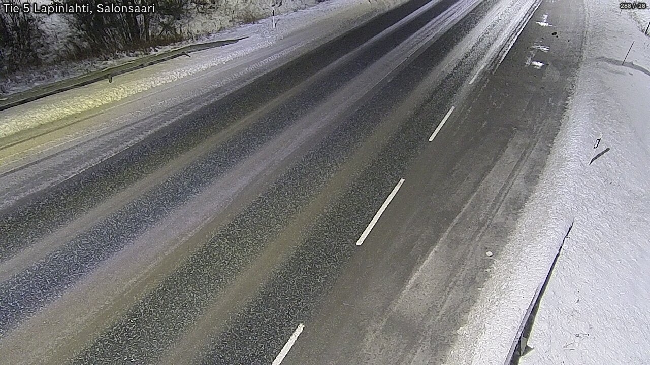 Weather Camera Image Väg 5 Lapinlax, Salonsaari, Lapinlahti, Pohjois-Savo