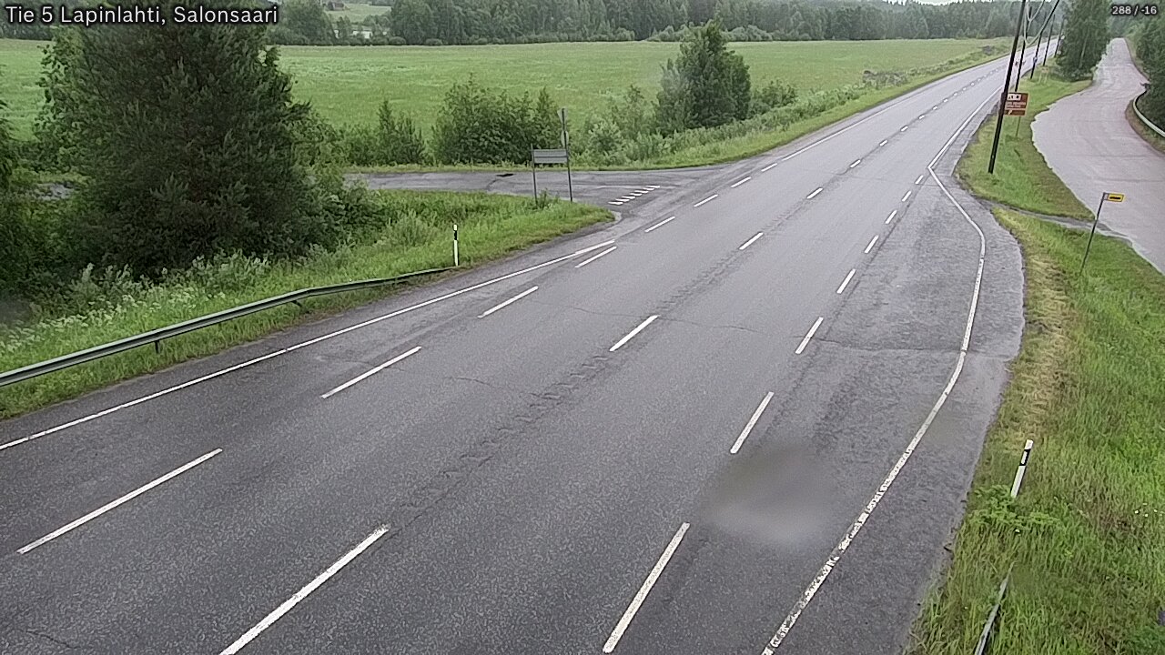 Weather Camera Image Road 5 Lapinlahti, Salonsaari, Lapinlahti, Pohjois-Savo