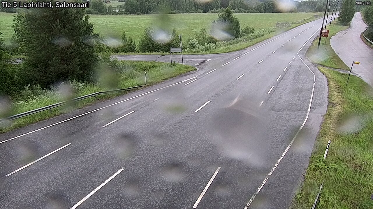 Weather Camera Image Road 5 Lapinlahti, Salonsaari, Lapinlahti, Pohjois-Savo