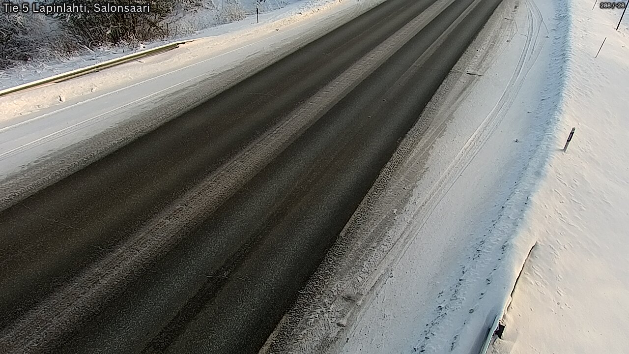 Weather Camera Image Road 5 Lapinlahti, Salonsaari, Lapinlahti, Pohjois-Savo