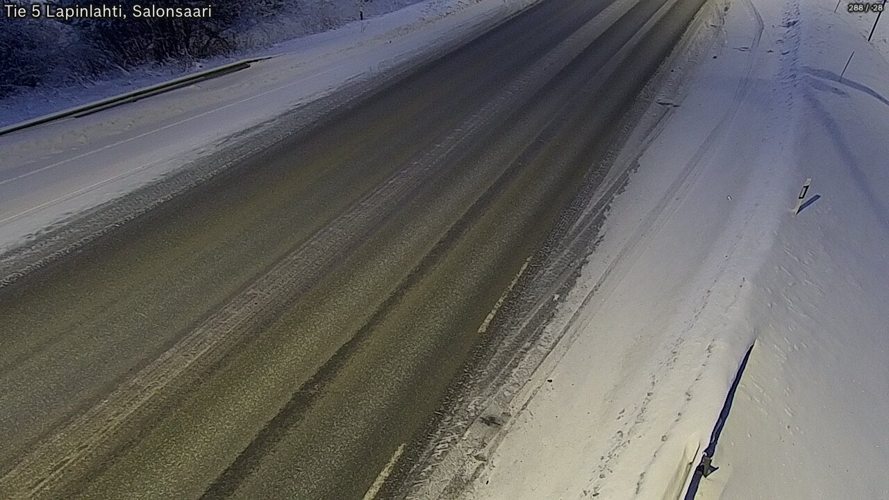 Weather Camera Image Road 5 Lapinlahti, Salonsaari, Lapinlahti, Pohjois-Savo