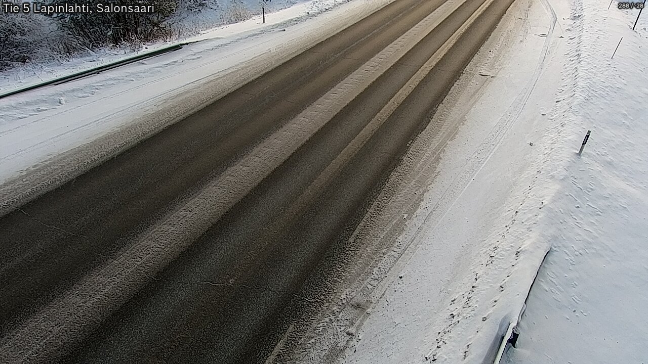 Weather Camera Image Road 5 Lapinlahti, Salonsaari, Lapinlahti, Pohjois-Savo