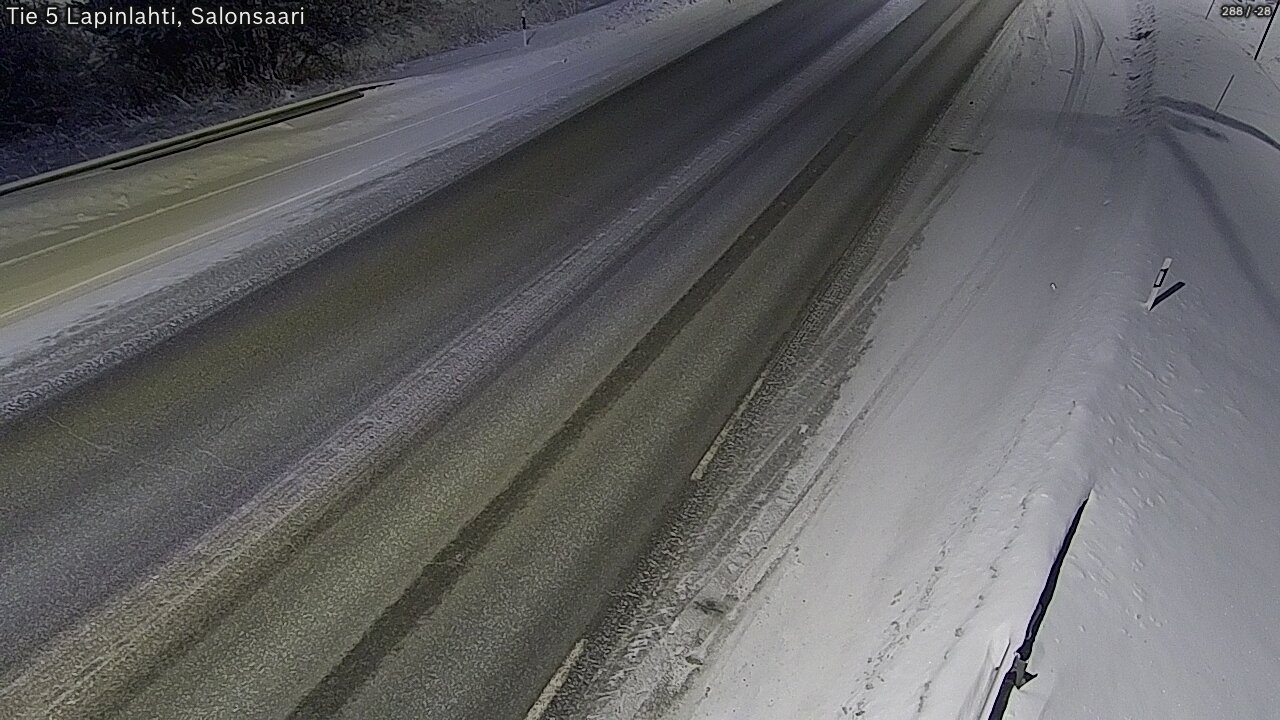 Weather Camera Image Road 5 Lapinlahti, Salonsaari, Lapinlahti, Pohjois-Savo