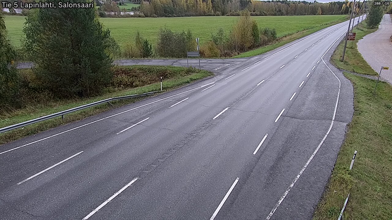Weather Camera Image Road 5 Lapinlahti, Salonsaari, Lapinlahti, Pohjois-Savo