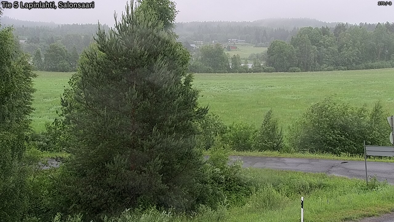 Weather Camera Image Road 5 Lapinlahti, Salonsaari, Lapinlahti, Pohjois-Savo