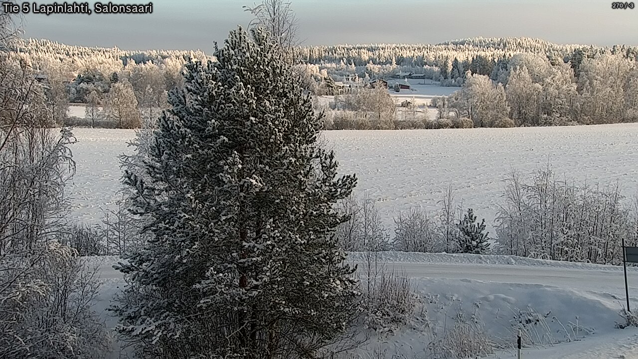 Weather Camera Image Road 5 Lapinlahti, Salonsaari, Lapinlahti, Pohjois-Savo