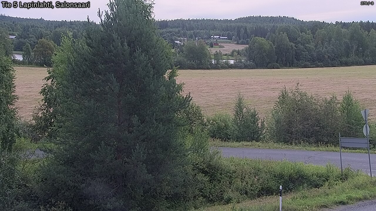 Weather Camera Image Väg 5 Lapinlax, Salonsaari, Lapinlahti, Pohjois-Savo