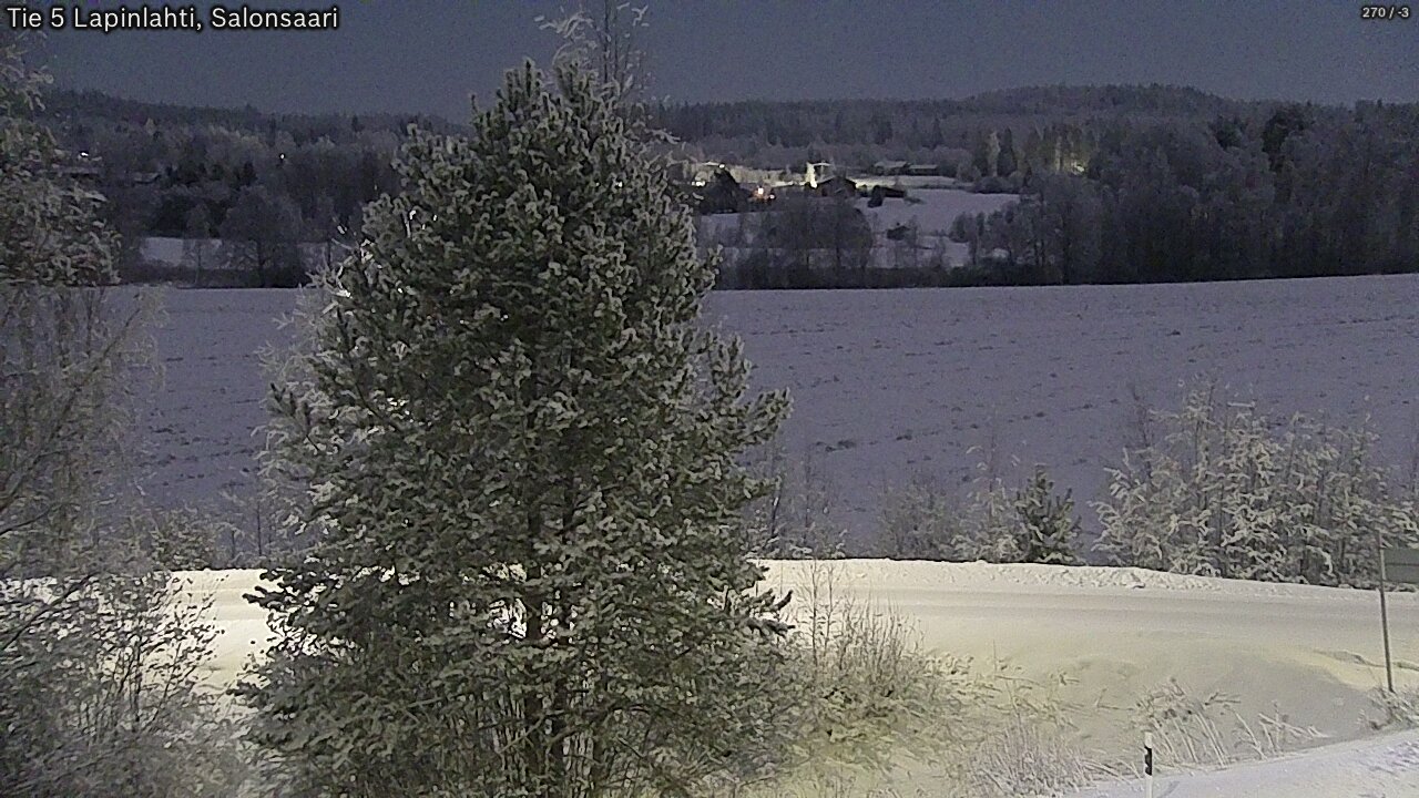 Weather Camera Image Road 5 Lapinlahti, Salonsaari, Lapinlahti, Pohjois-Savo