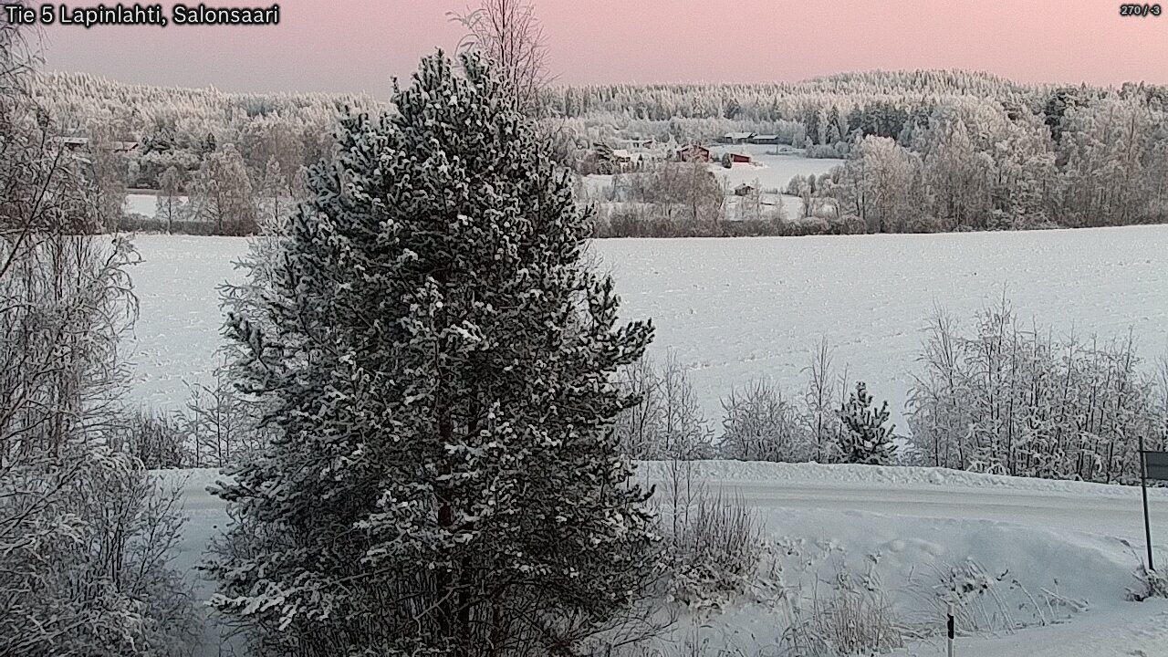 Weather Camera Image Road 5 Lapinlahti, Salonsaari, Lapinlahti, Pohjois-Savo