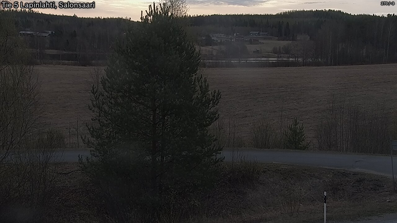 Weather Camera Image Road 5 Lapinlahti, Salonsaari, Lapinlahti, Pohjois-Savo