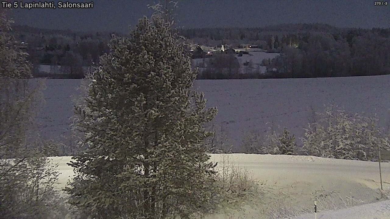 Weather Camera Image Road 5 Lapinlahti, Salonsaari, Lapinlahti, Pohjois-Savo