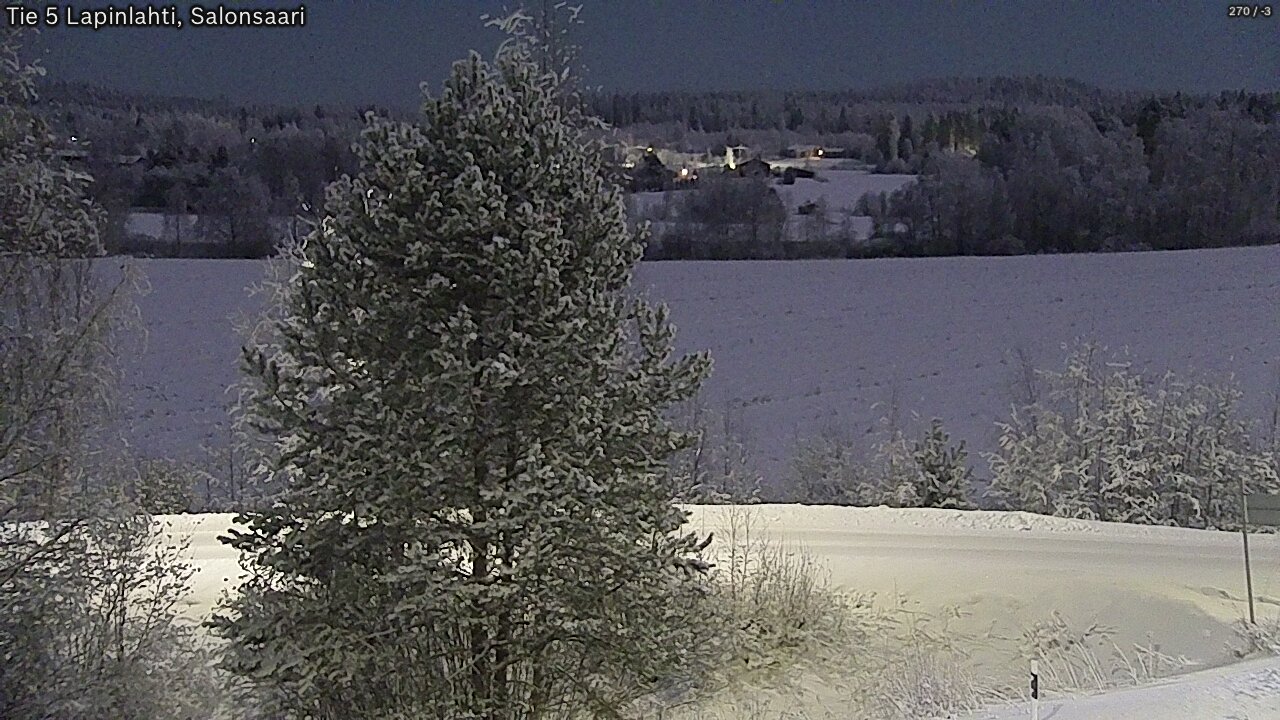 Weather Camera Image Road 5 Lapinlahti, Salonsaari, Lapinlahti, Pohjois-Savo