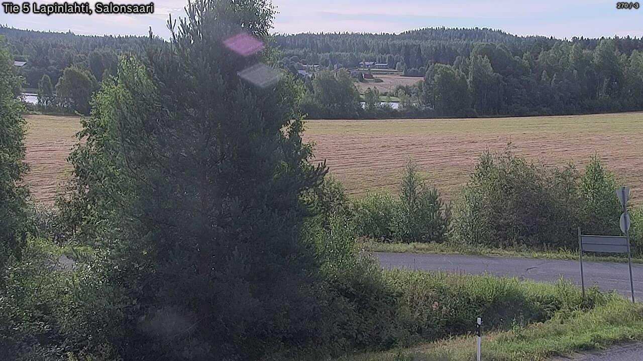 Weather Camera Image Väg 5 Lapinlax, Salonsaari, Lapinlahti, Pohjois-Savo