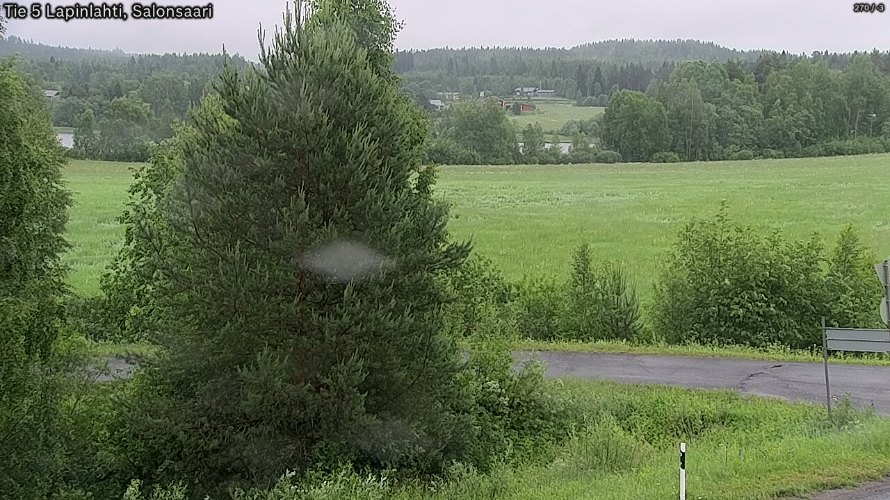 Weather Camera Image Road 5 Lapinlahti, Salonsaari, Lapinlahti, Pohjois-Savo