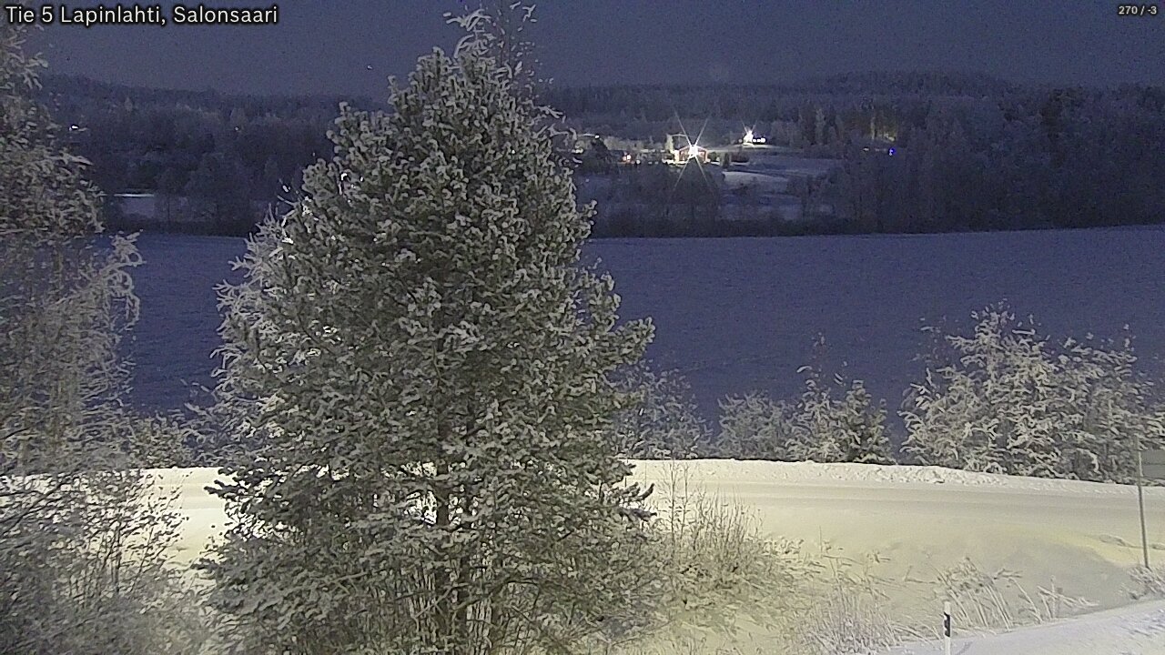 Weather Camera Image Road 5 Lapinlahti, Salonsaari, Lapinlahti, Pohjois-Savo