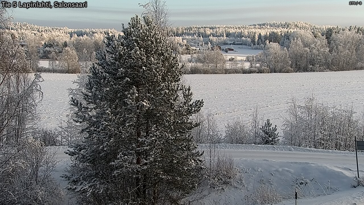 Weather Camera Image Road 5 Lapinlahti, Salonsaari, Lapinlahti, Pohjois-Savo