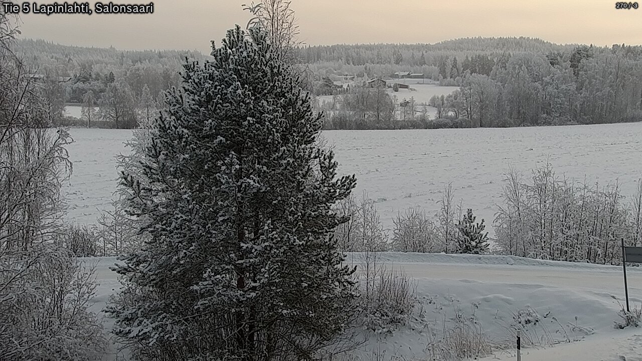 Weather Camera Image Road 5 Lapinlahti, Salonsaari, Lapinlahti, Pohjois-Savo