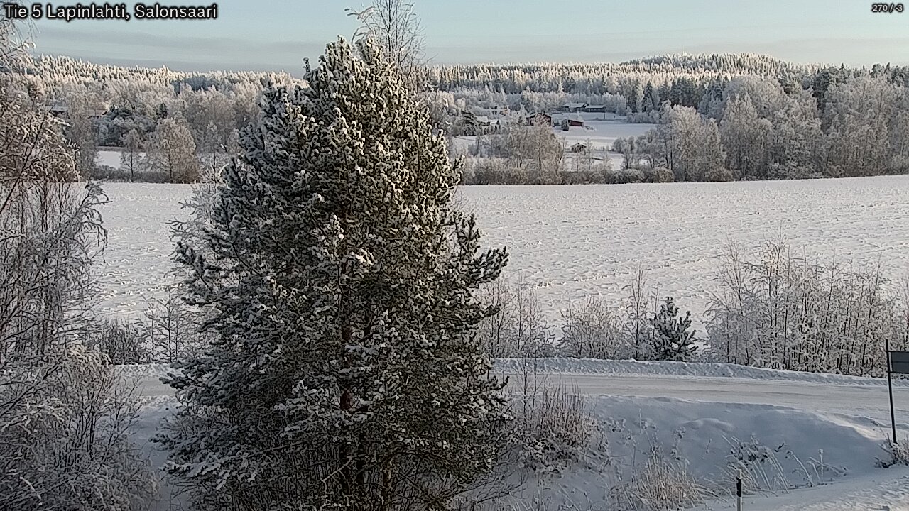 Weather Camera Image Road 5 Lapinlahti, Salonsaari, Lapinlahti, Pohjois-Savo