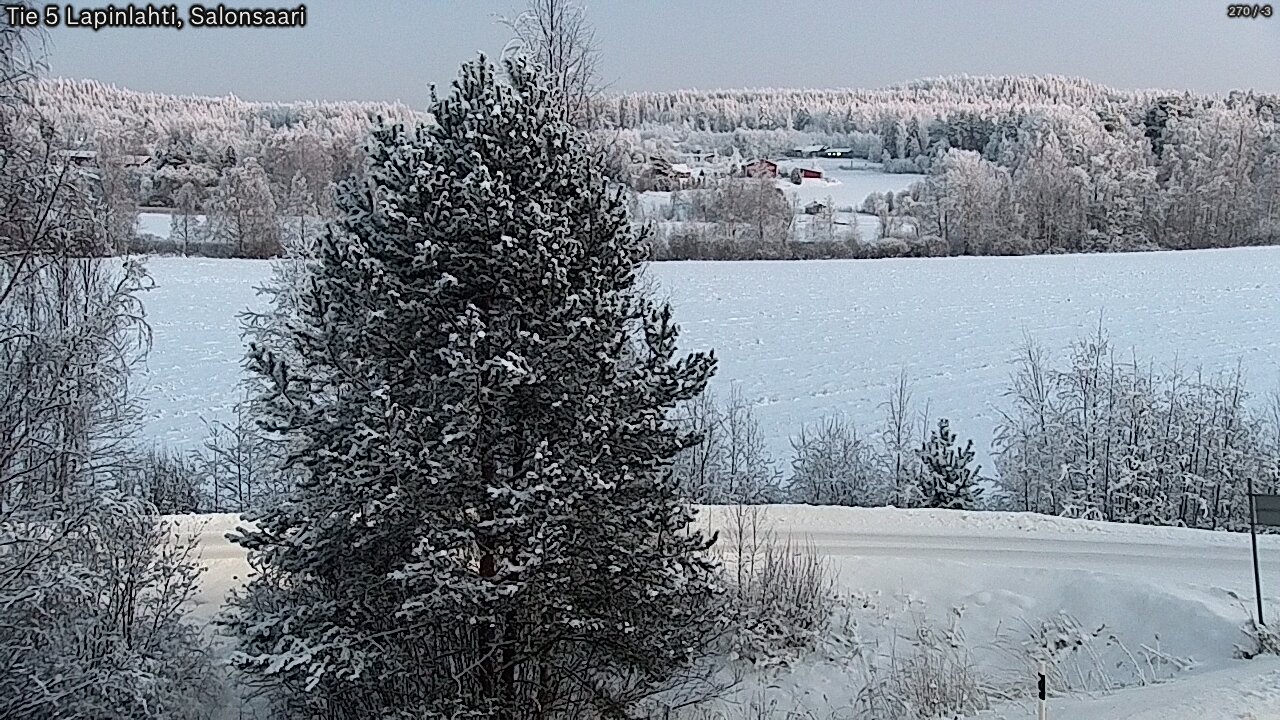 Weather Camera Image Road 5 Lapinlahti, Salonsaari, Lapinlahti, Pohjois-Savo